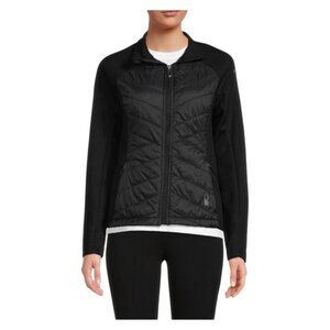 Spyder Medium Nova Full Zip Combo Track Jacket in Black